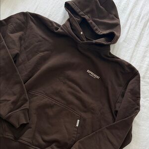 Represent Dark Brown Men's Hoodie